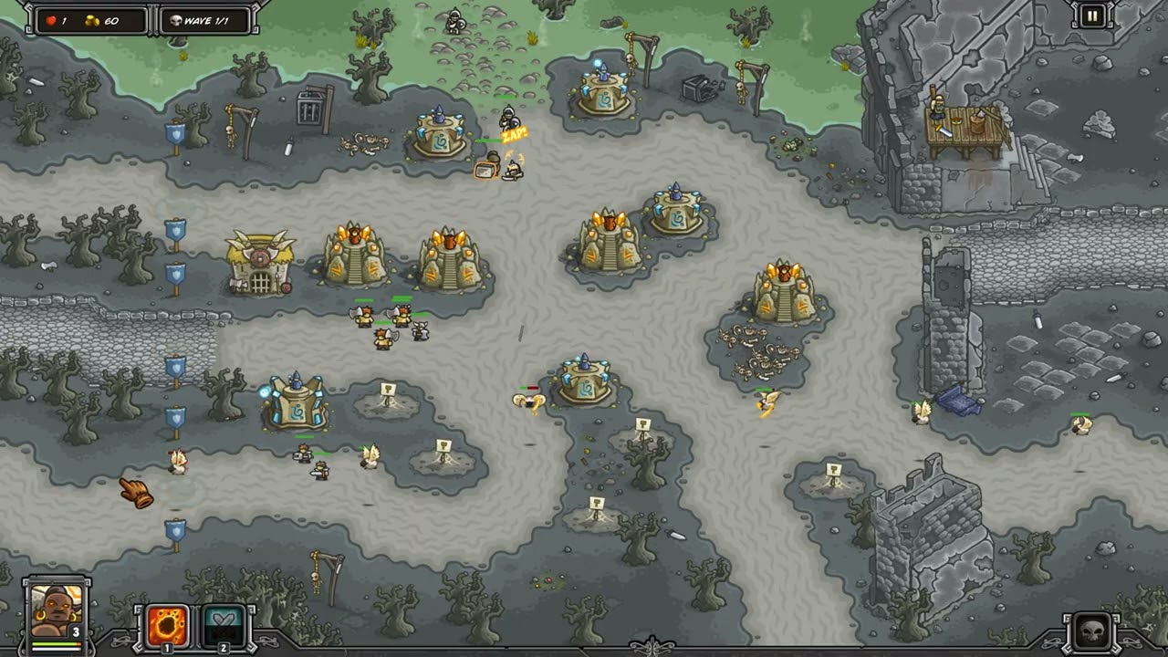 Kingdom Rush ⚔️ Замок Блэкберн 🏰 Полное прохождение для ветеранов Iron Veteran (100%).