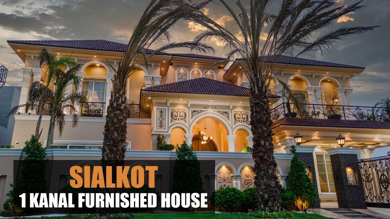 1 Kanal Spanish House by Sharif Construction Citi Housing, Sialkot - Pakistan