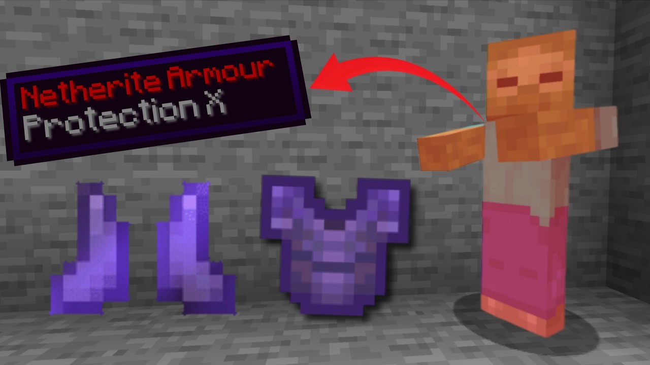 Minecraft But Mobs Drop OP LOOT...