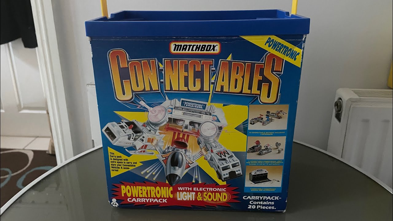 Looking at the Matchbox Connectables Powertronic Carrypack! (1992)