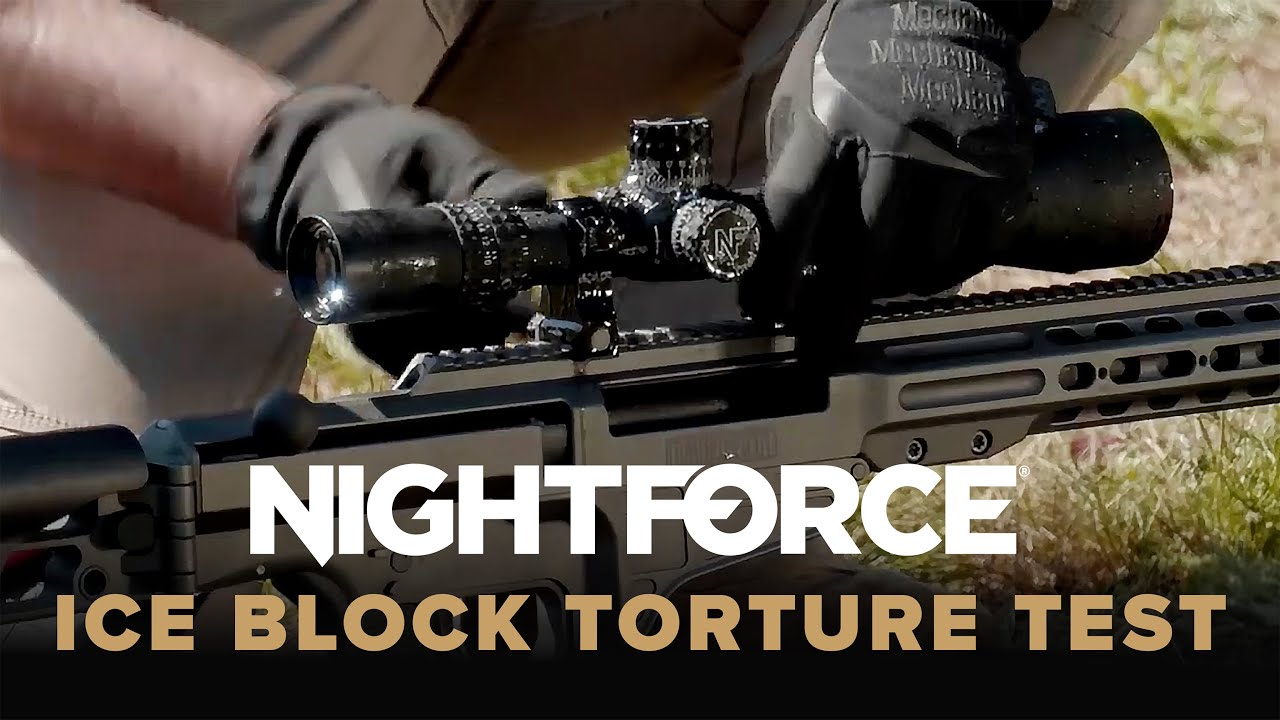 Nightforce Optics | Ice Block Torture Test