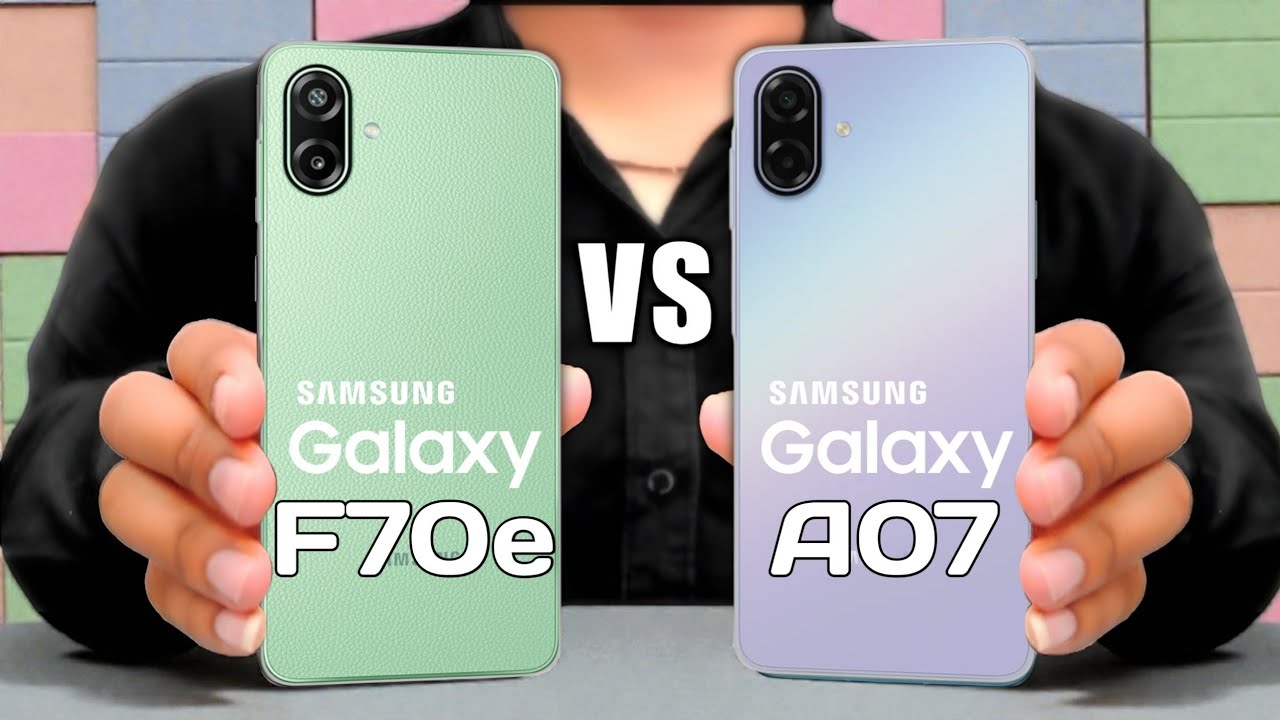 Galaxy F70e 5G Vs Galaxy A07 5G || Full Comparison ⚡