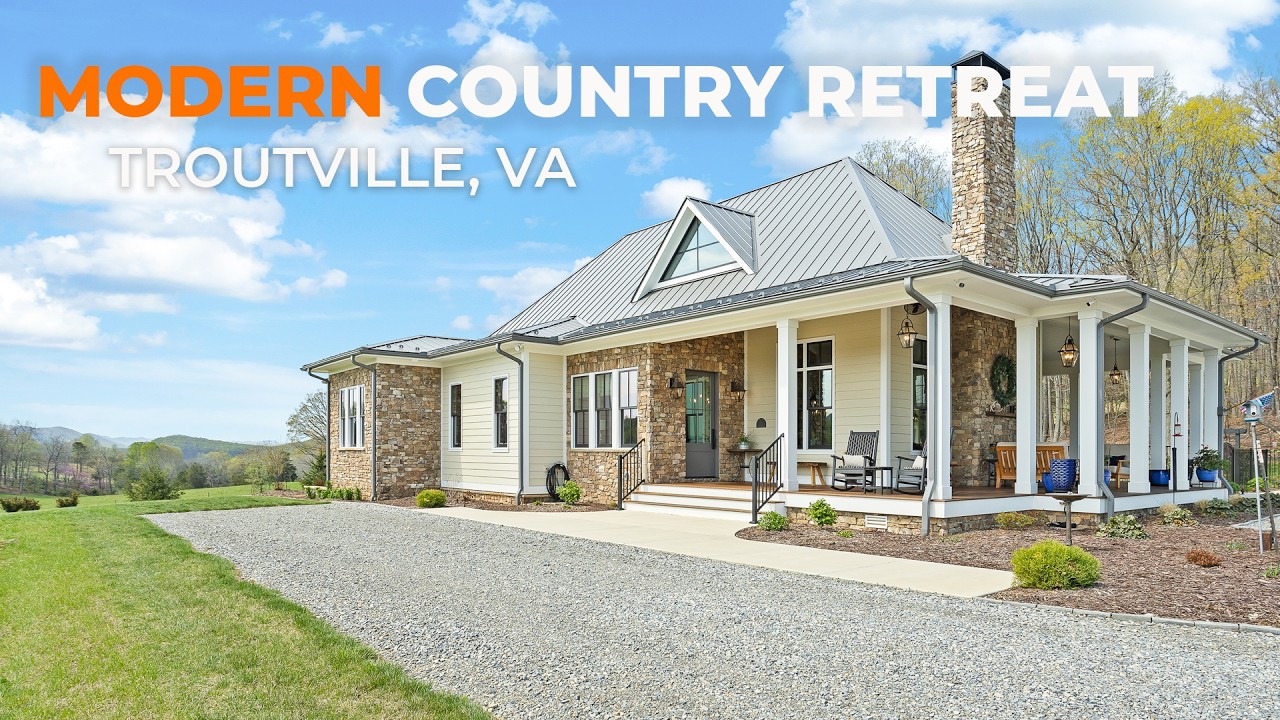 Modern Country Retreat | 4148 Little Catawba Creek Rd – Troutville, VA