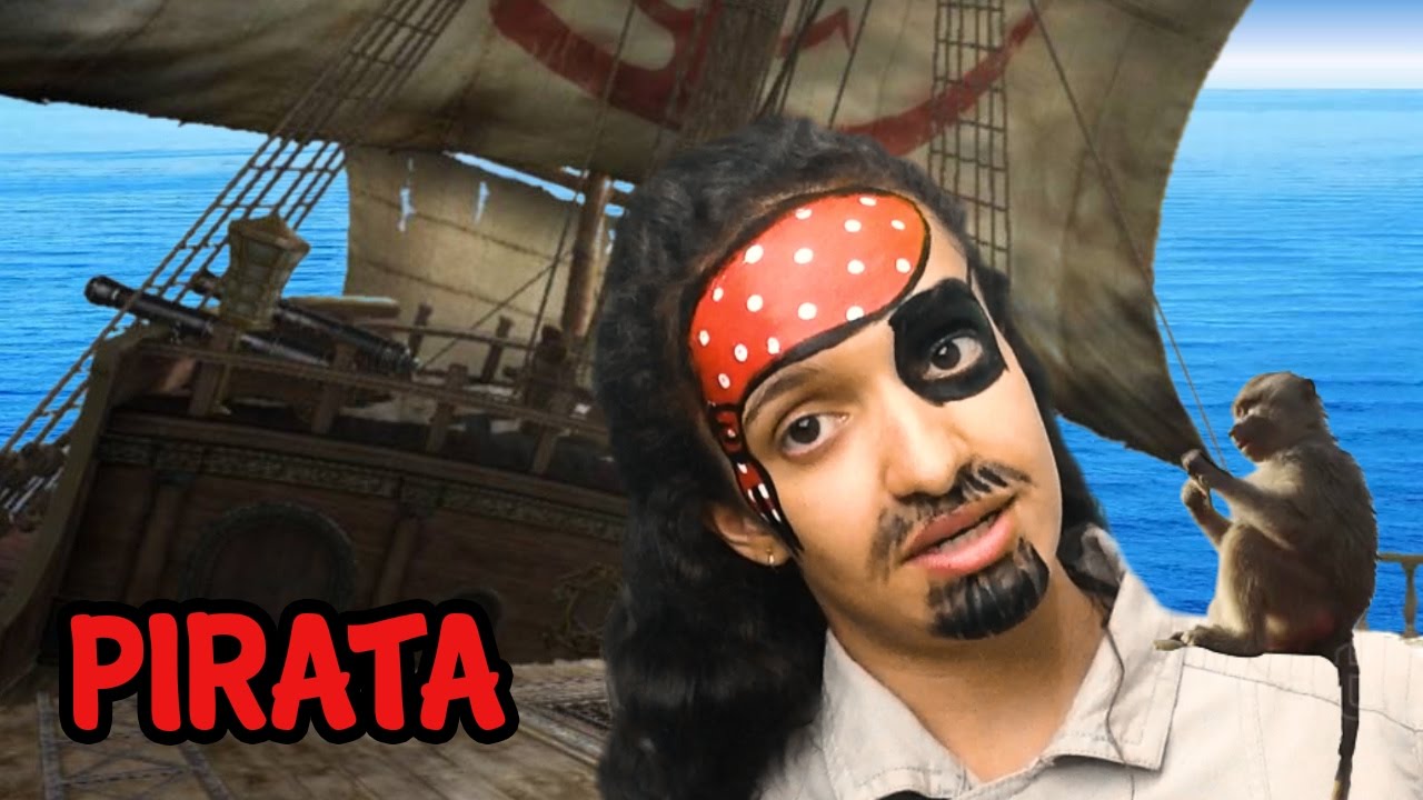 Pirata do caribe? Aprenda pintura facial!