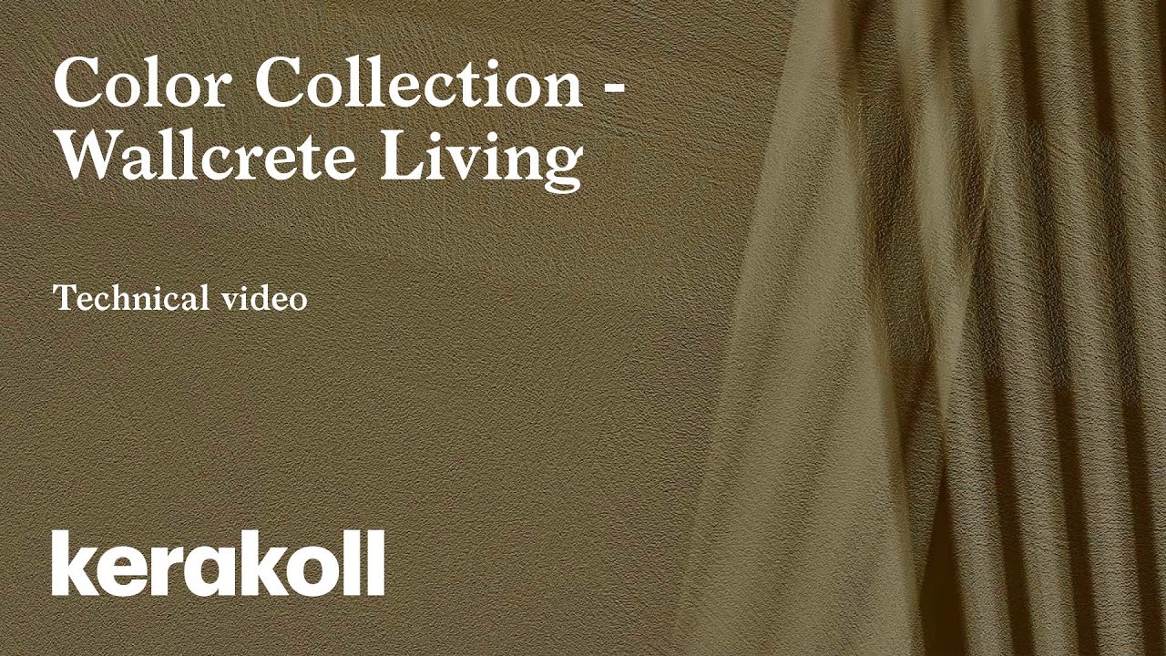 Color Collection | Wallcrete Living | Technical Video