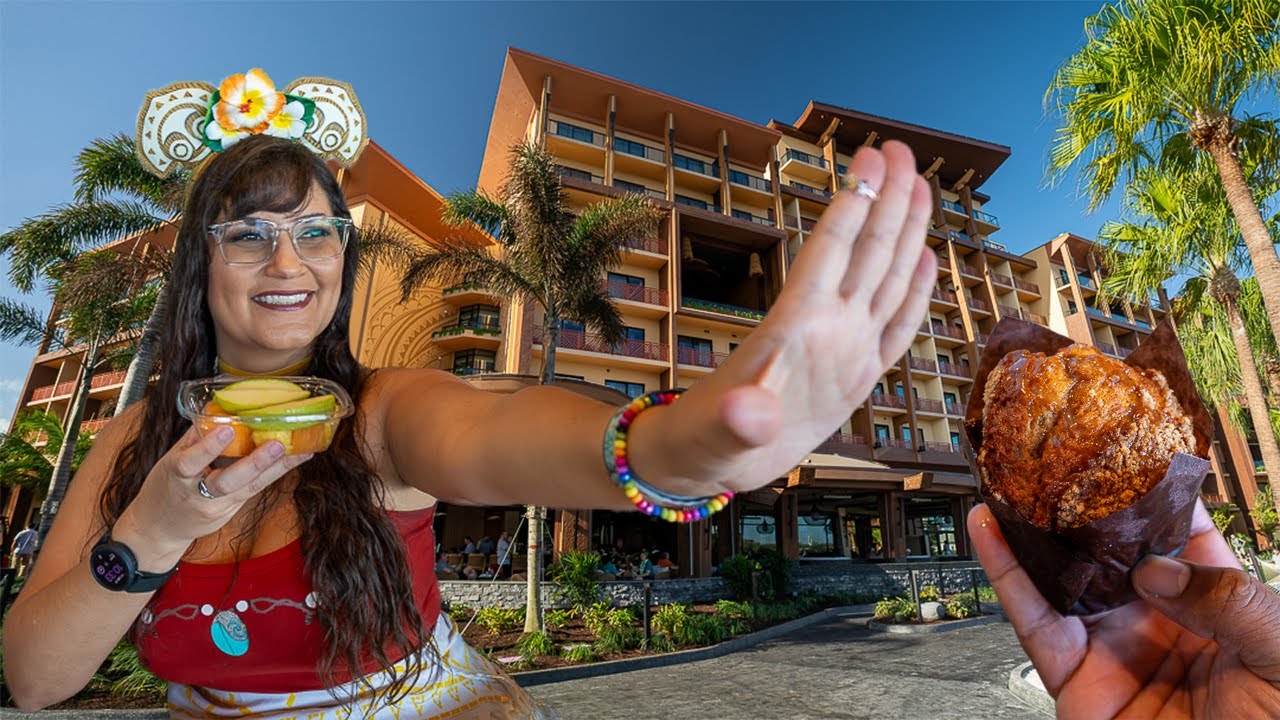 Wailulu Bar and Grill BREAKFAST 🌊 Disney World Island Tower Polynesian resort food review