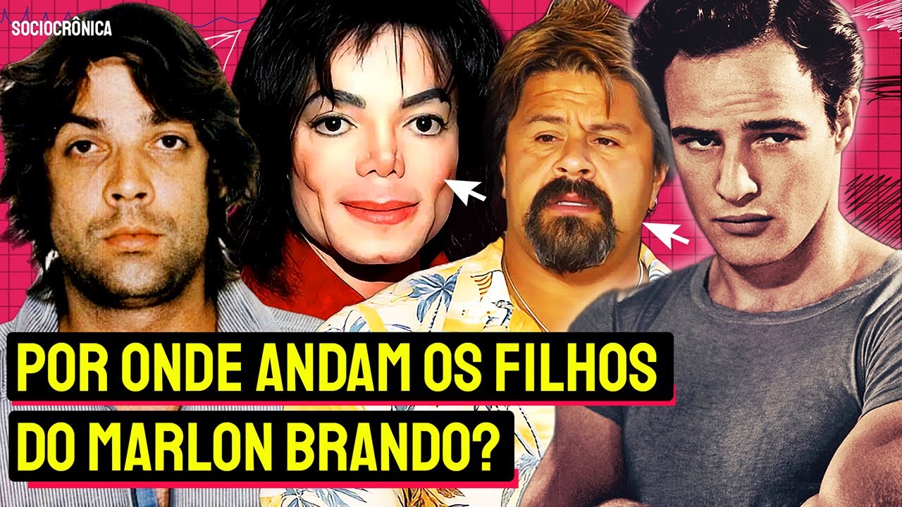 O QUE ACONTECEU AOS FILHOS DO MARLON BRANDO??? | #sociocronica #fofocavelha