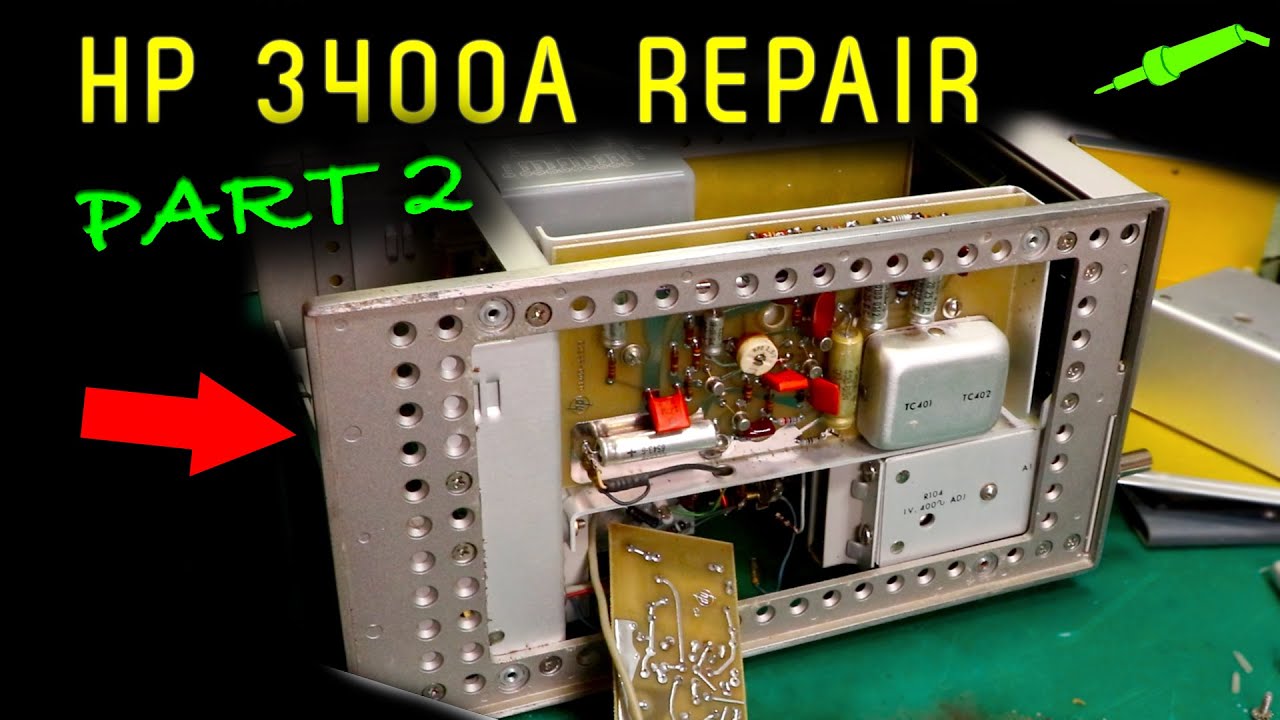 🔴 HP 3400A RMS Voltmeter Repair - Part 2 - No.1113