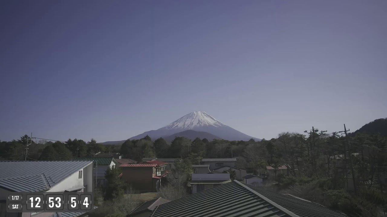 流星の富士山ライブカメラで星空観察！Meteor starry night Mount fuji live camera!