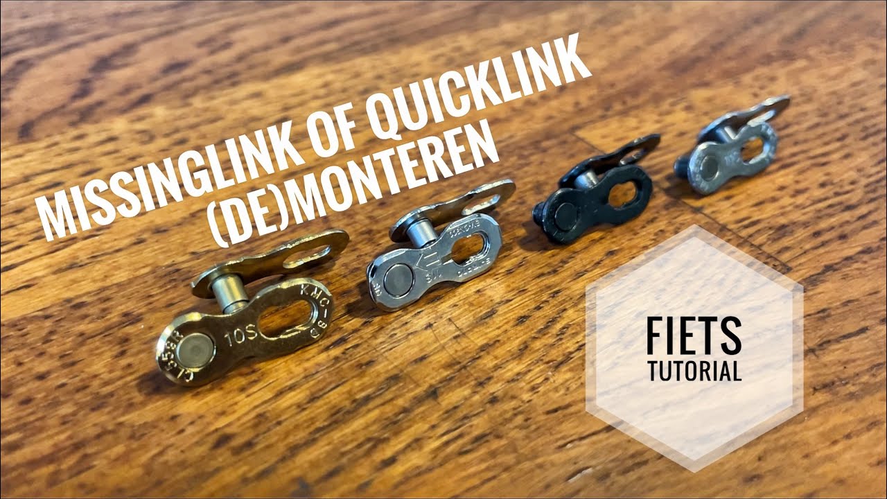 MISSINGLINK of QUICKLINK 🔗 (de)monteren ketting, dit moet je echt weten! ⛓ | Fiets Tutorial