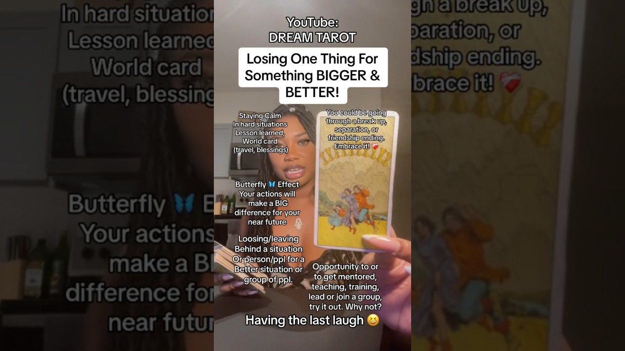 You will have the last laugh 😂 #tarotreading #dreamtarot #tarotreader #collective #tarotpredictions