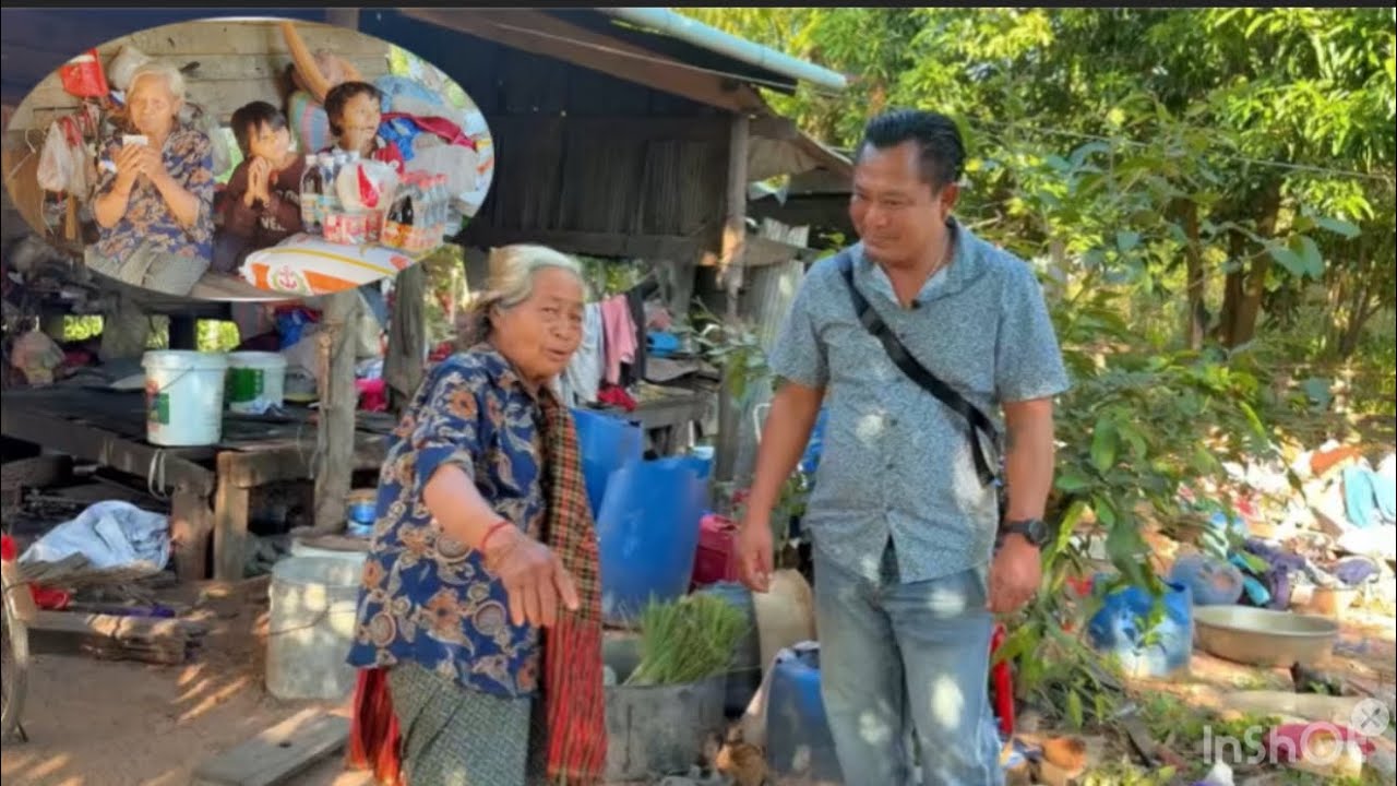 ស្រណោះលោកយាយជេីងពិការគ្មានទីពឹង By Pou Vot 