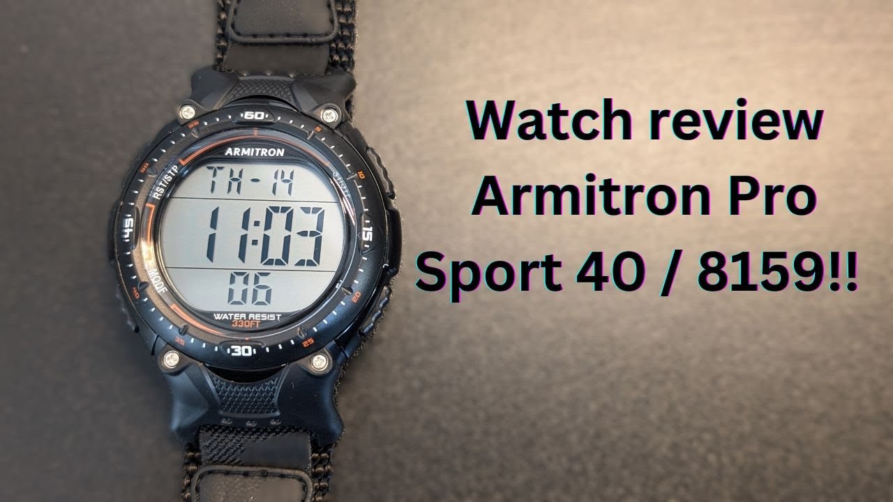 Обзор часов Armitron Pro Sport 40/8159 — станут ли они вашими следующими часами Casio?