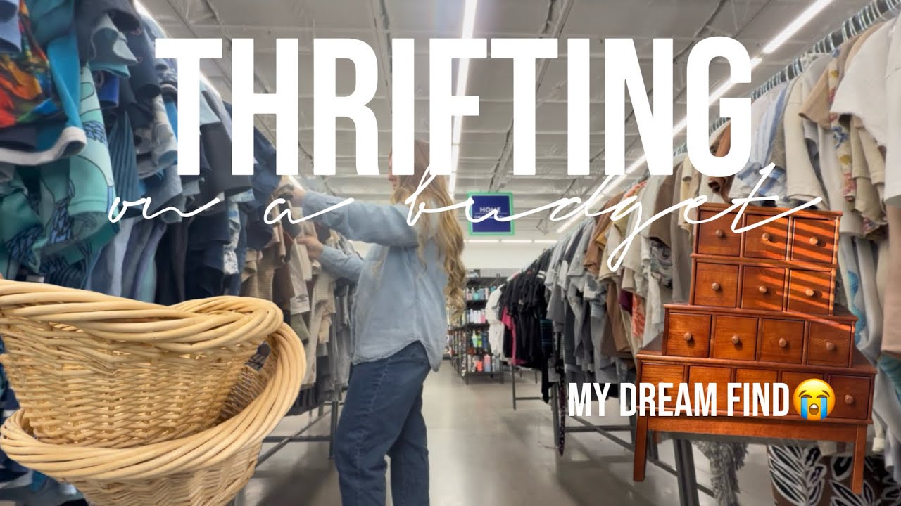 THRIFT WITH ME on a BUDGET | NOT a reseller 