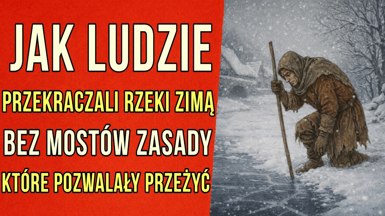 Jak ludzie przekraczali rzeki zimą bez mostów: Zasady, które pozwalały przeżyć
