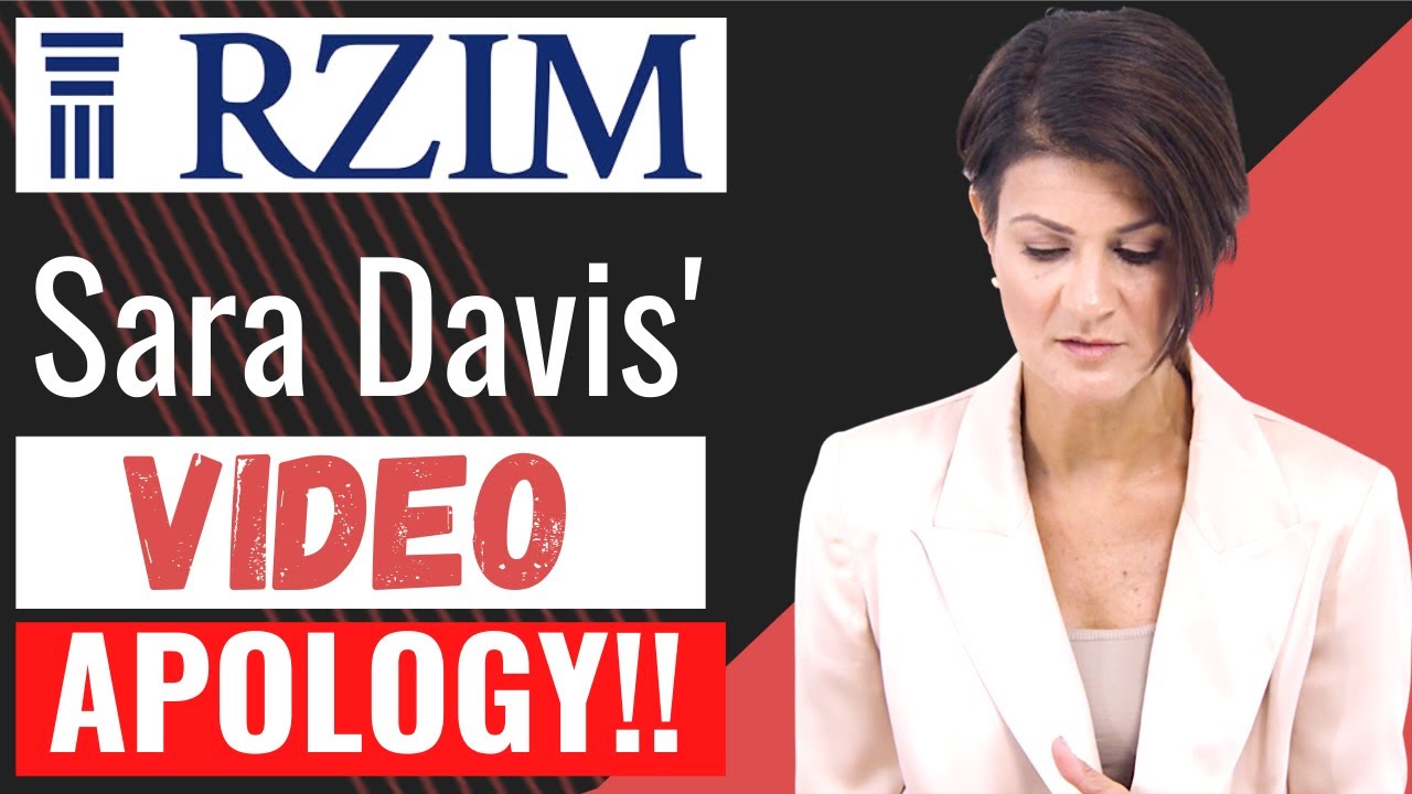 Sarah Davis, RZIM CEO APOLOGIZES (BREAKING VIDEO!!)