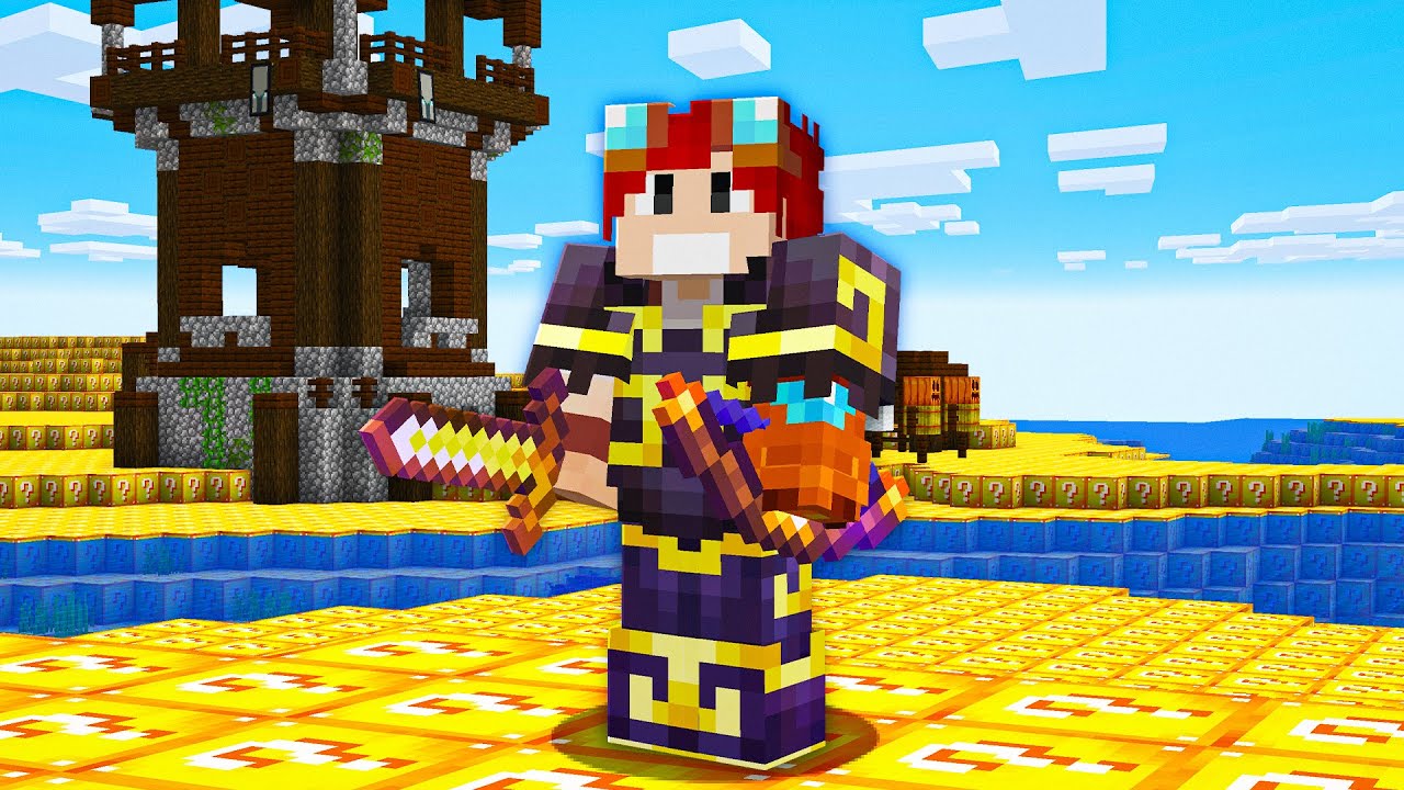 esse MUNDO é feito de LUCKY BLOCK