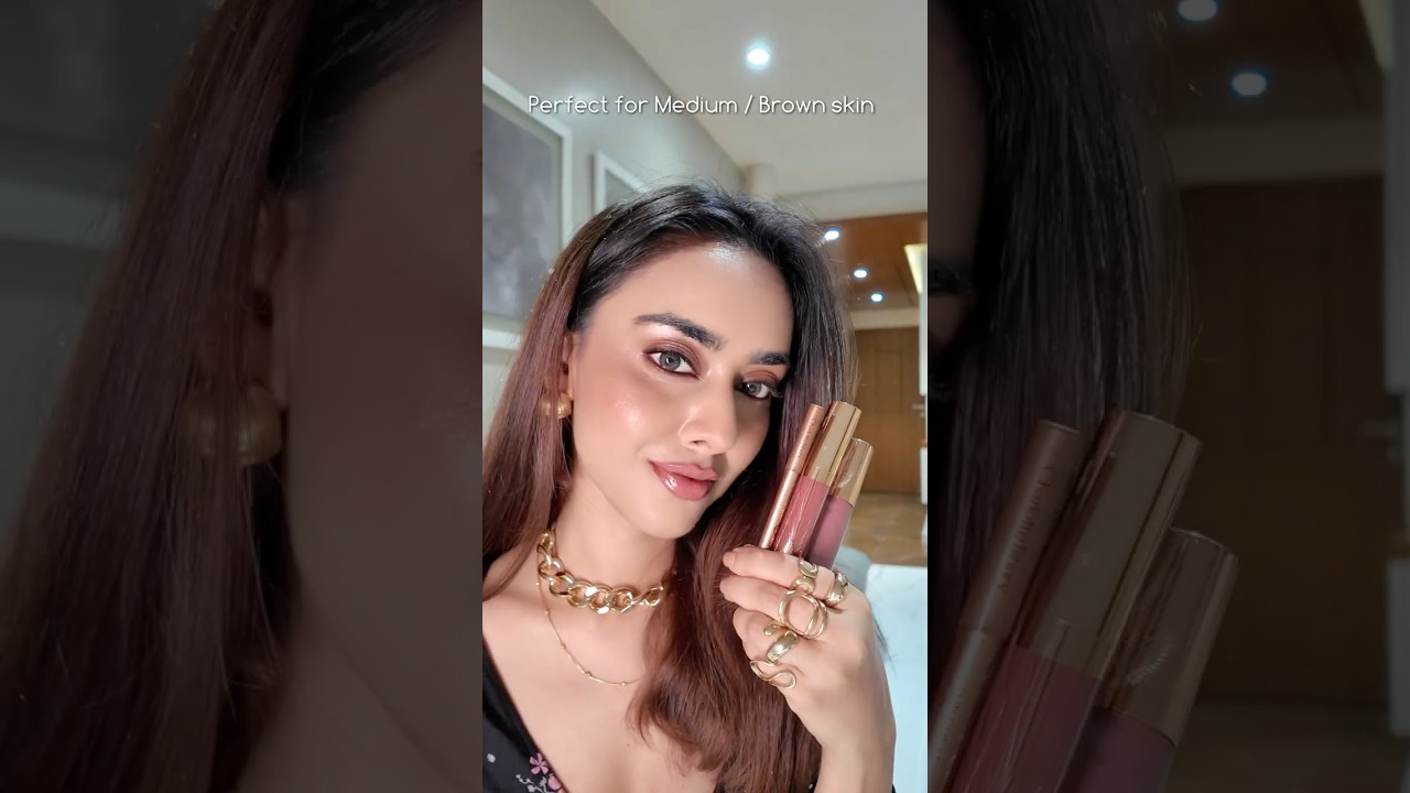 Perfect pink lip combo for brown / medium skin! | Charlotte Tilbury Pillow Talk Medium