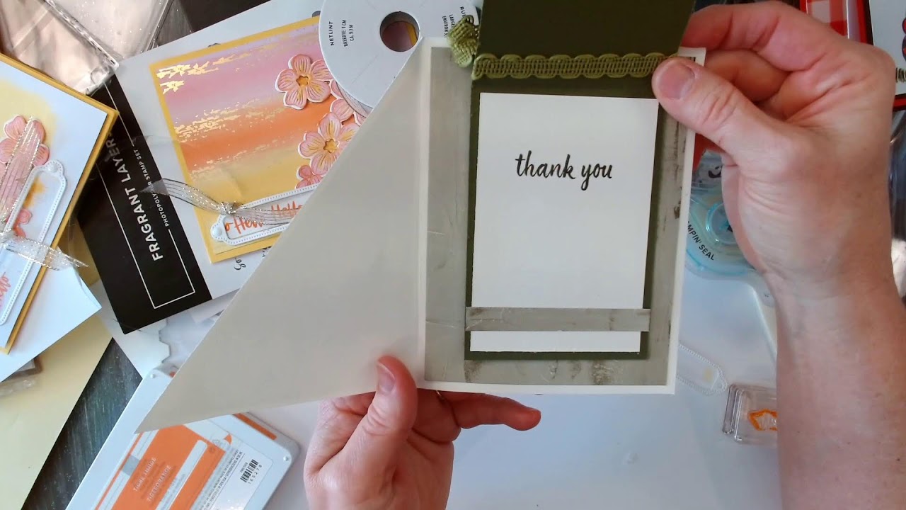Fragrant Layers Card #3 2-step stampin!