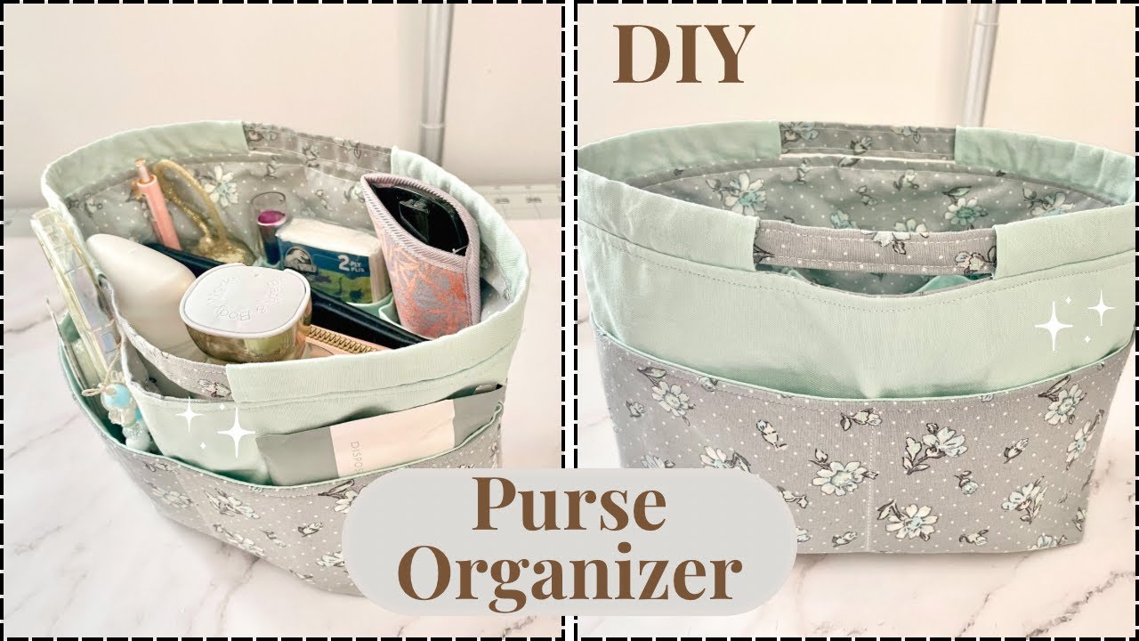 Say goodbye to clutter! Make this DIY Purse Organizer for your handbag or purse/DIY/how to/