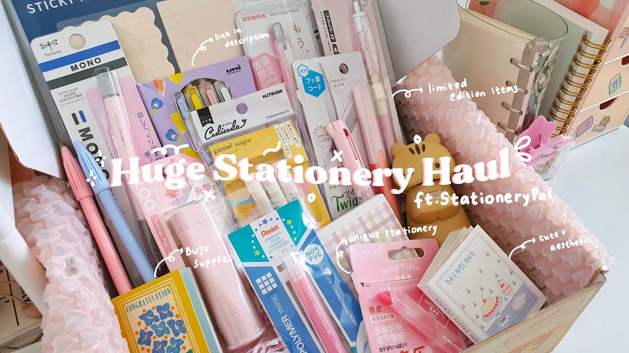 Belanja Stationery Sampai 1 Juta ?! Huge Stationery Haul ft. Stationery Pal