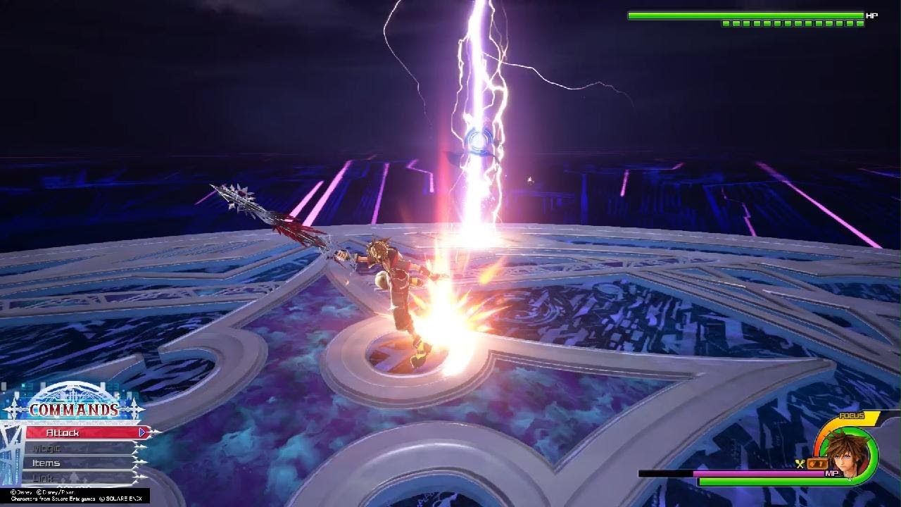 Larxene data battle Proud mode KH3 (first try)