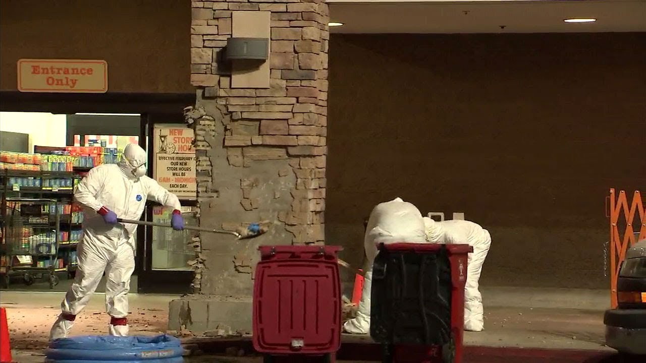 Body of man found inside entrance column of Lancaster supermarket I ABC7