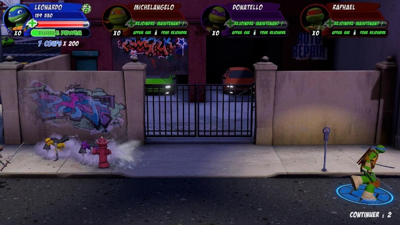 Teenage Mutant Ninja Turtles Arcade: Wrath of the Mutants PS5 Difficulté Normale