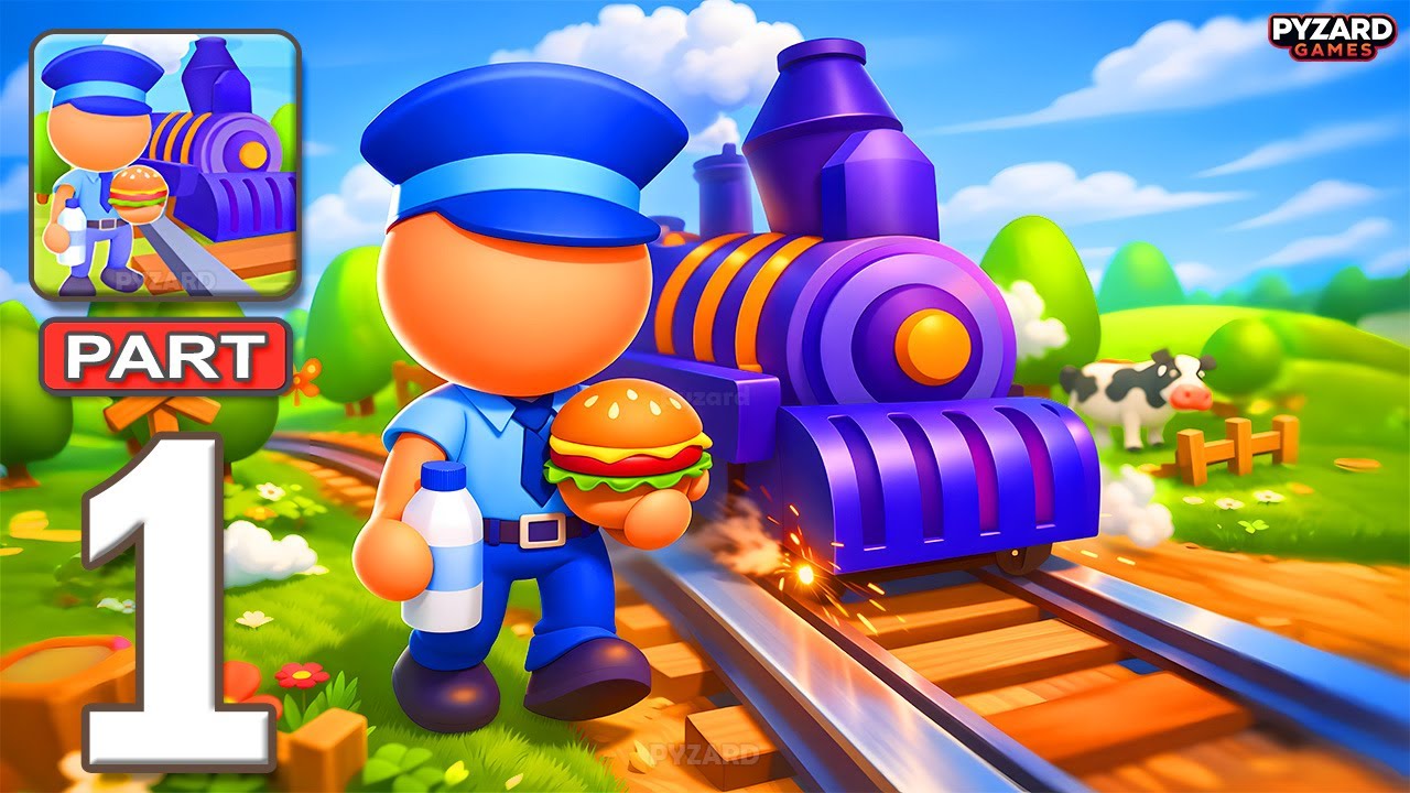 Railroad Masters - Gameplay Walkthrough Part 1 - Train Station Tycoon (Android, iOS)
