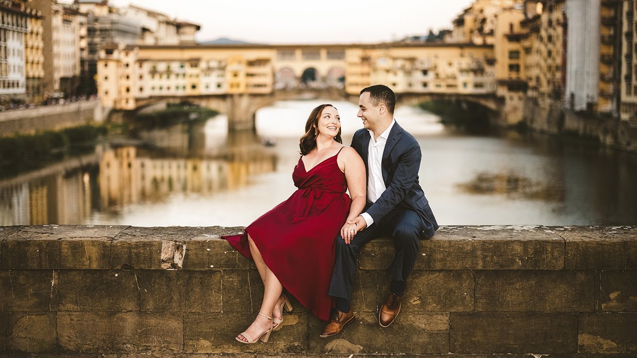 Lovely couple photoshoot in Florence, Italy