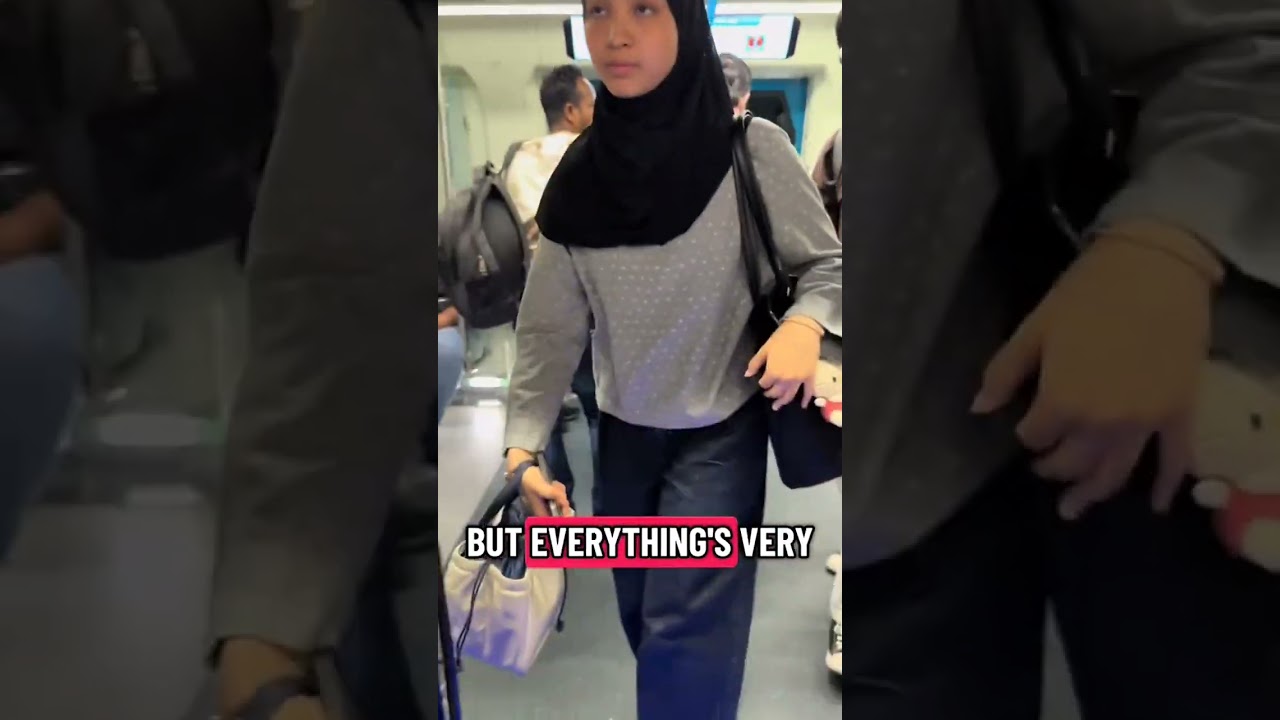 Malaysia 🇲🇾 your train system is world class, clean, efficient, not crowded, safe, high tech!
