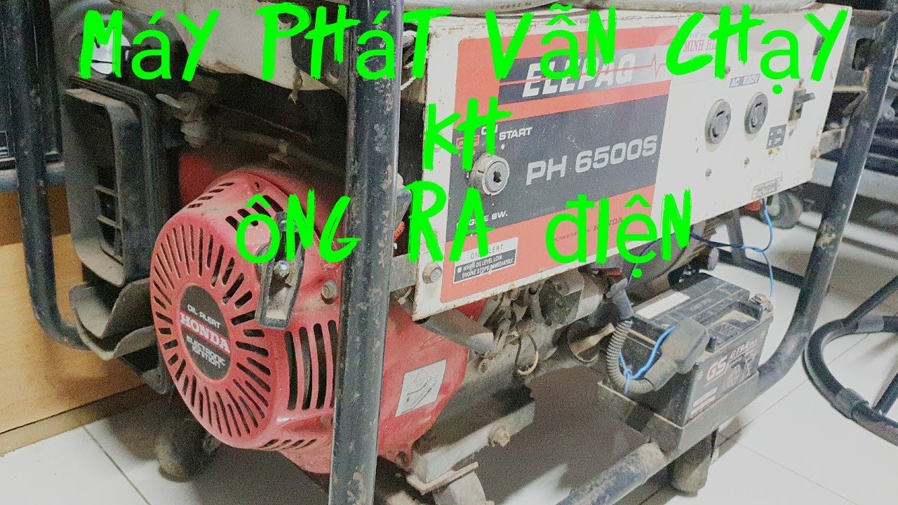 Cách sửa máy phát điện vẫn chạy không ra điện