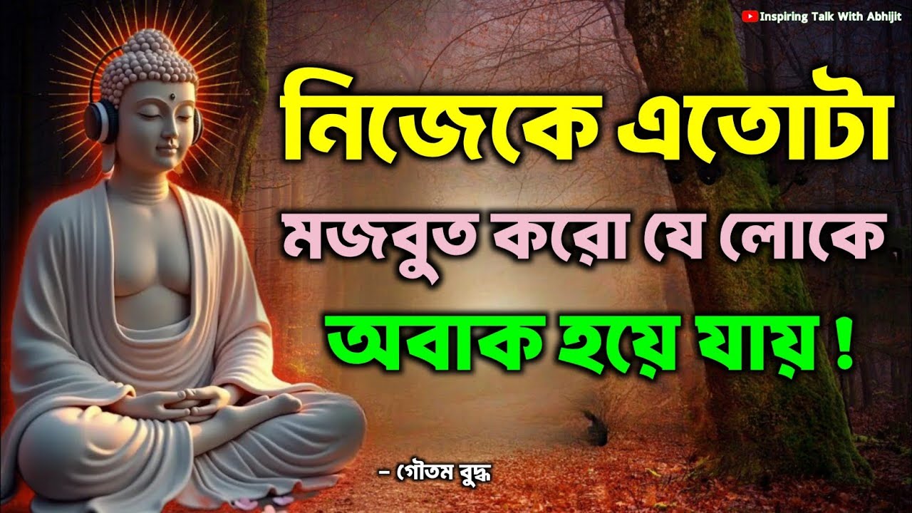 নিজেকে এতোটা মজবুত করো যে লোকে অবাক হয়ে যায়! | Bengali Motivational Video By Goutam Buddha