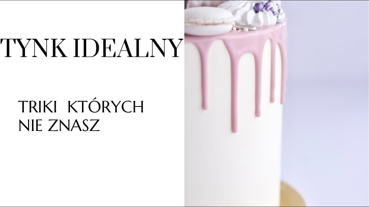 Idealny tynk na mleku skondensowanym i prosty sposób na gładki tort-triki o których nikt ci nie mówi