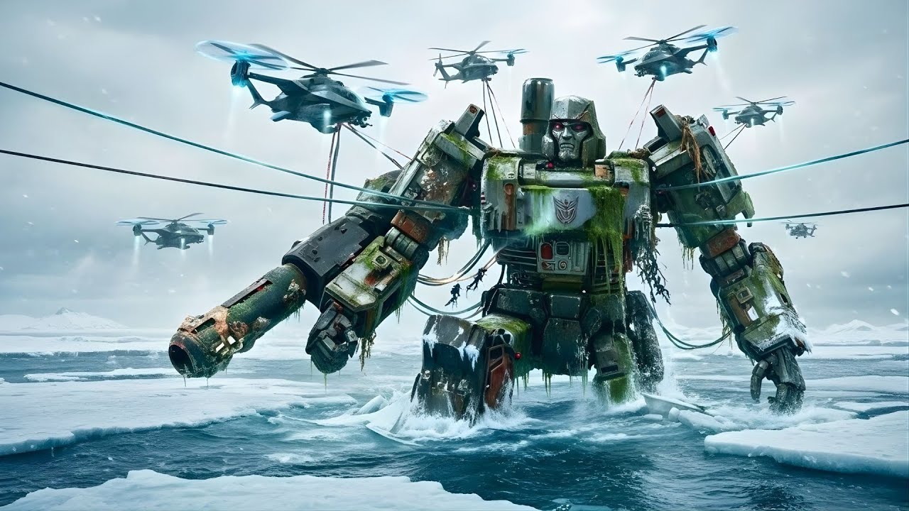 We Found a GIANT Megatron Frozen Under Arctic Ice | Full Transformer Restoration to WAR MODE
