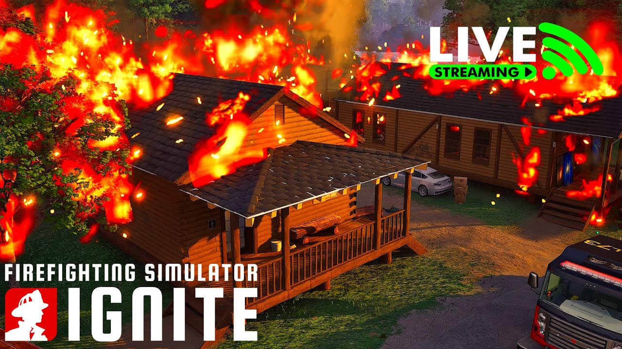 LIVE: Firefighting Simulator: IGNITE 🧯🔥First Shfit of the New Year🔥🧯
