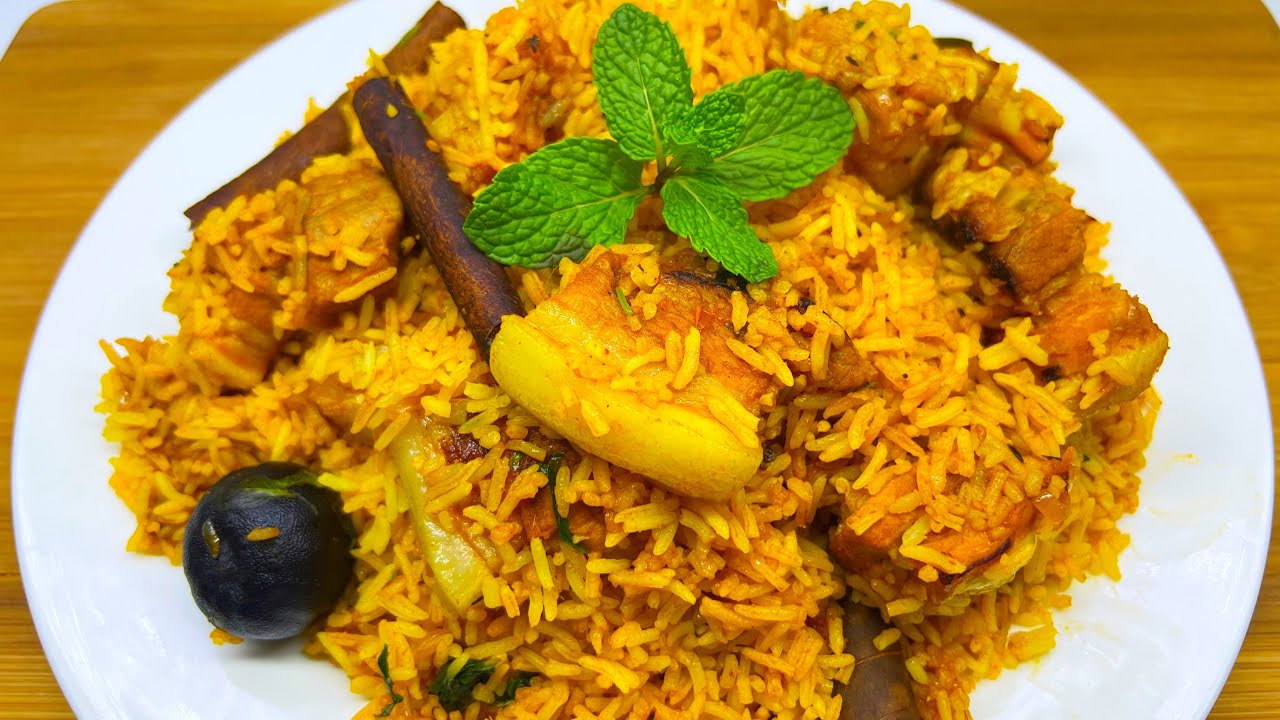 HOW TO MAKE A DELICIOUS PORK BIRYANI @kusinanijunior