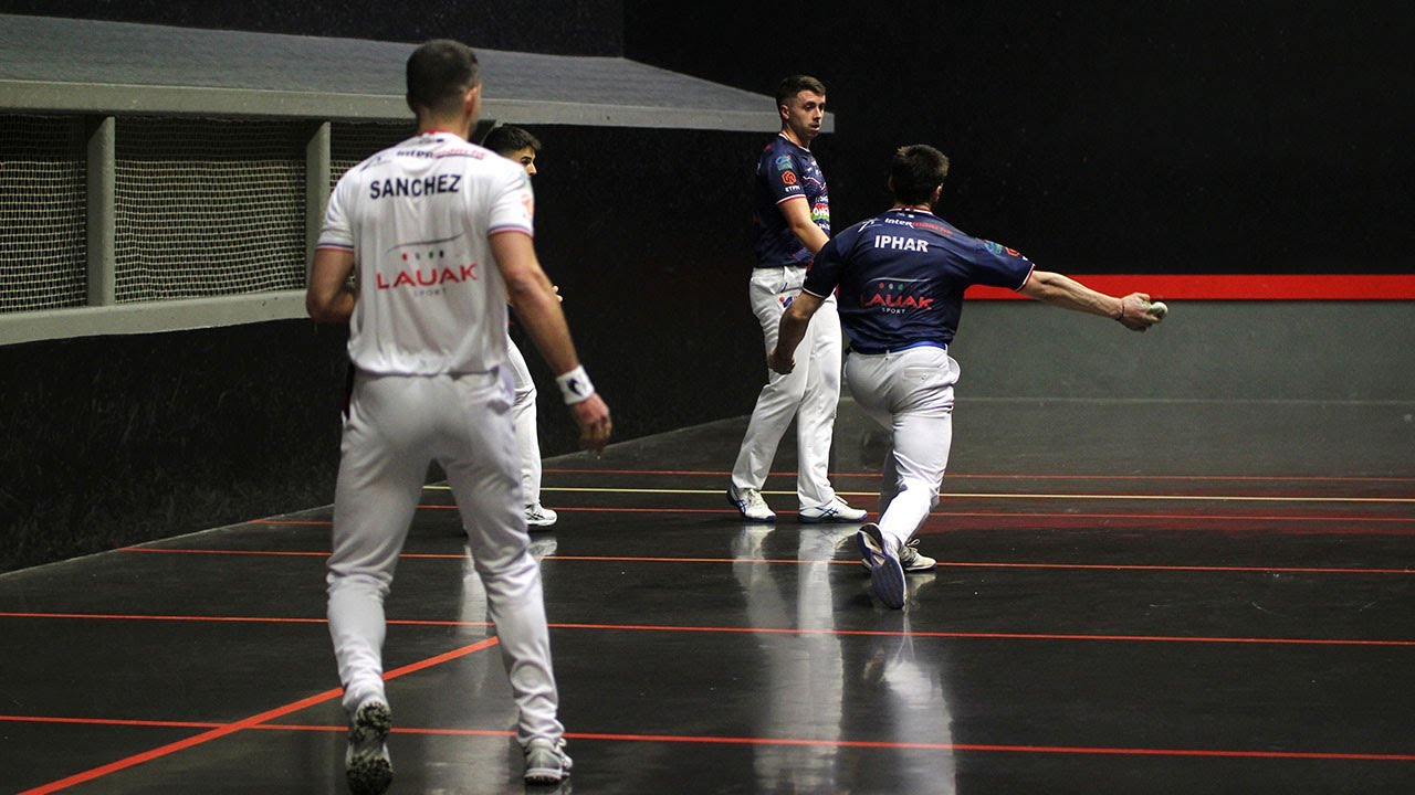 Champ.FFPB Élite pro par équipes - Groupe A - Espinal-Sanchez contre P.Etcheverry-Iphar