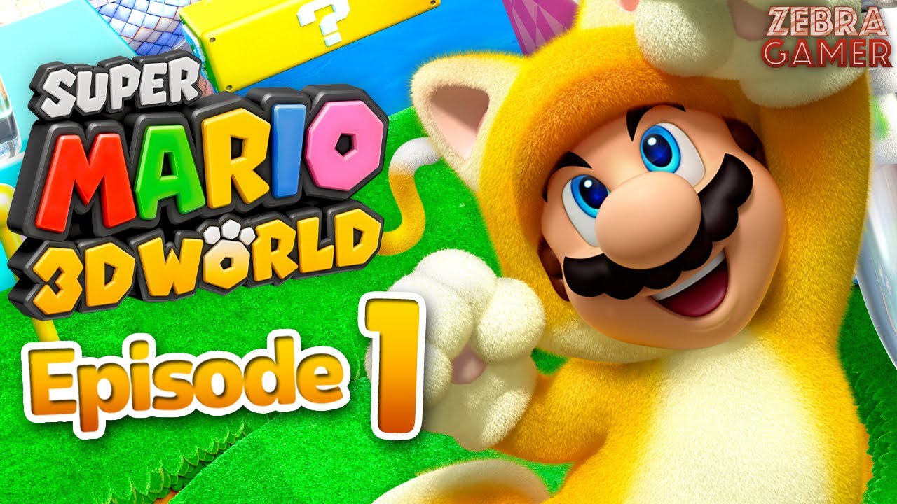 Прохождение Super Mario 3D World на Nintendo Switch, часть 1 — Мир 1 100%! Марио-кот!