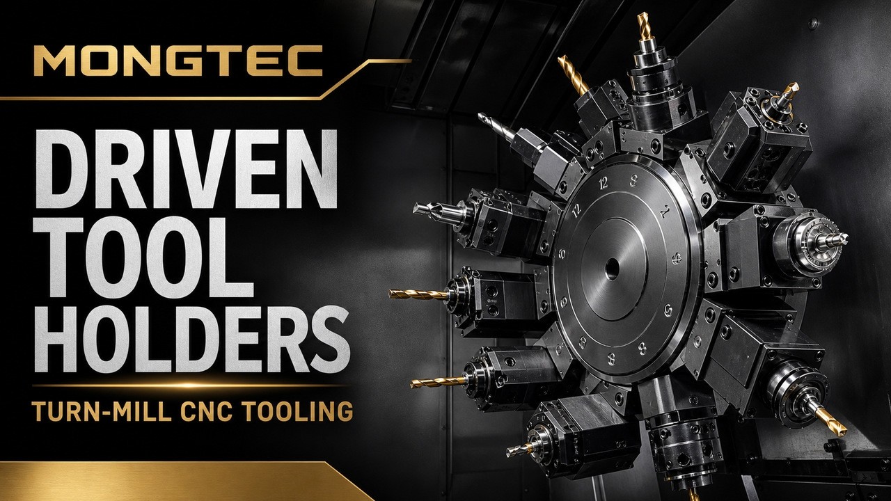 MONGTEC Driven Tool Holders | Turn-Mill CNC Tooling Solutions