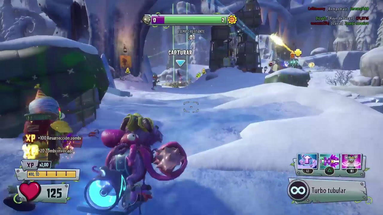 Jugando en linea garden Warfare