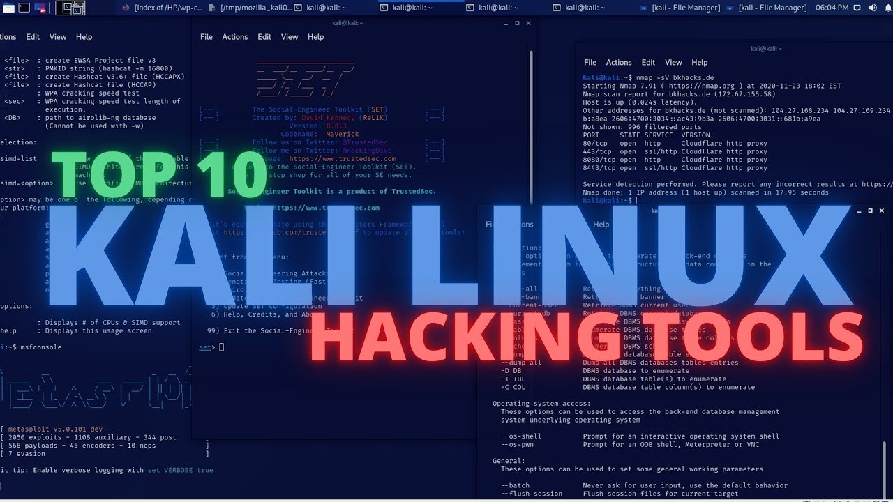Die 10 besten Kali Linux Pentesting Tools