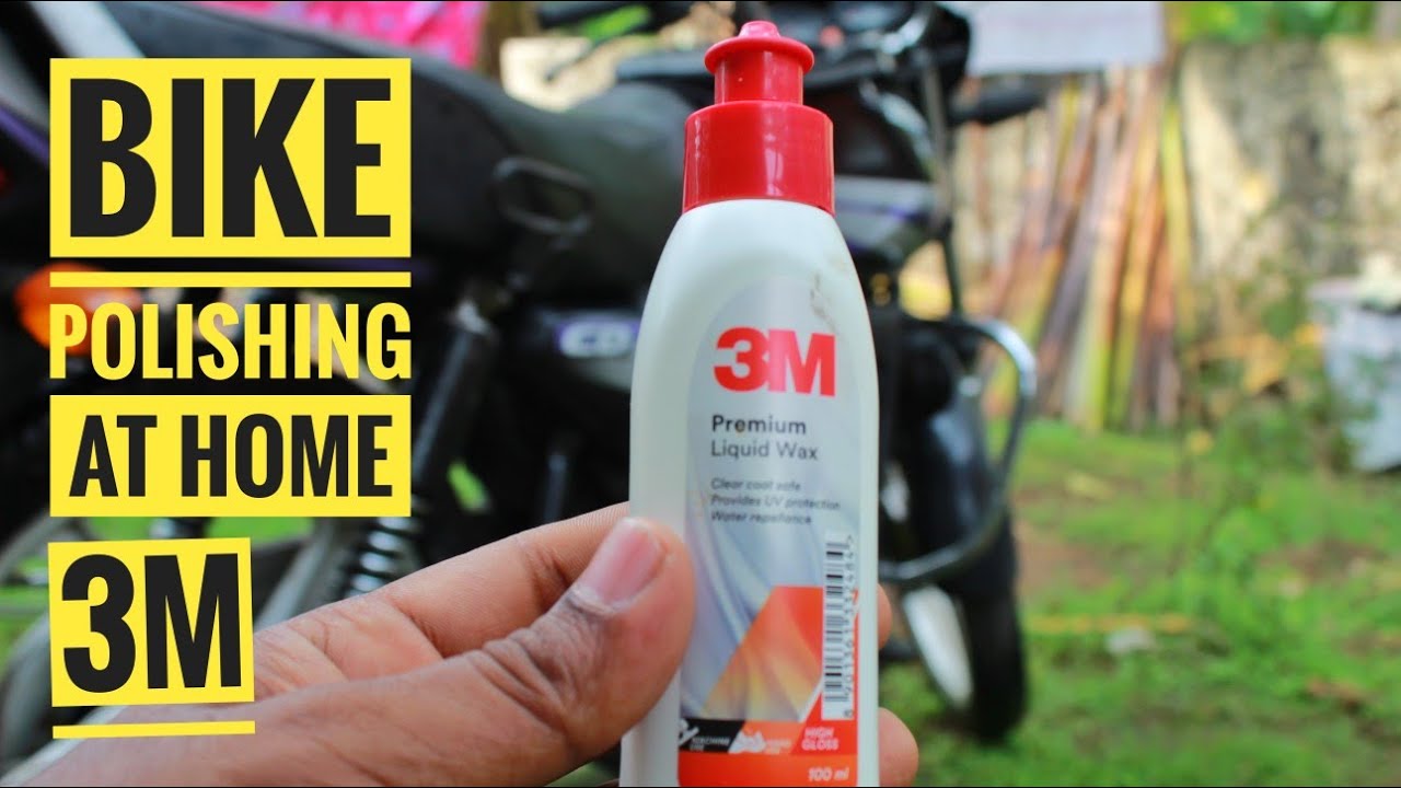 3M premium liquid wax | bike polishing at home | best bike polish | 3M liquid wax|
