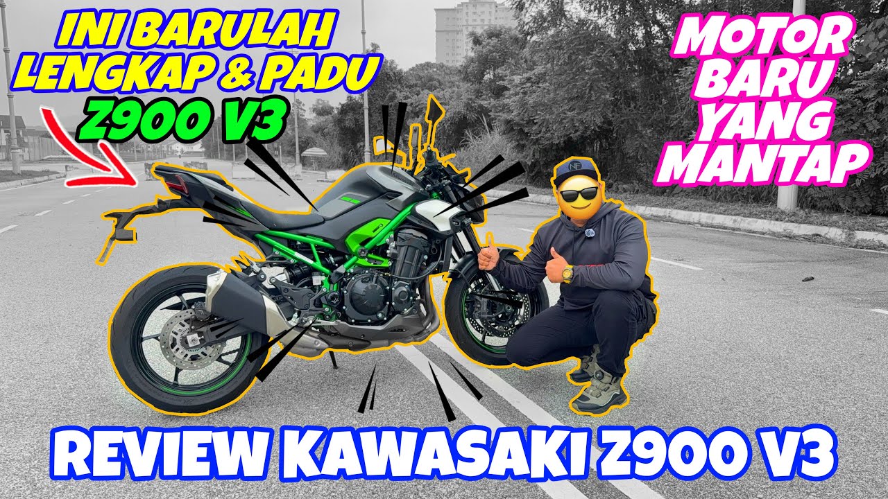 #1072 INI BARULAH Z900 LENGKAP! BANYAK JAJAN! MOTOR BARU KAWASAKI Z900 2025