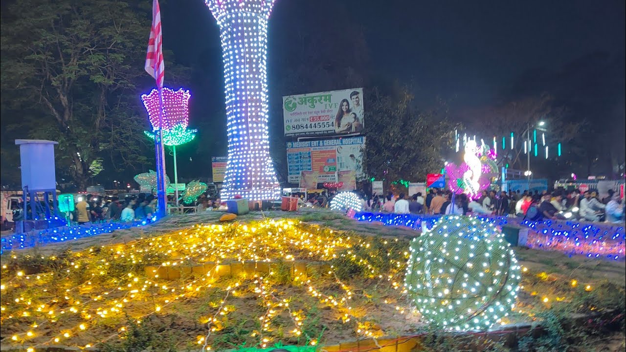 Jublipark jamshedpur jharkhand lights #tatasteel #3rdmarch #light 