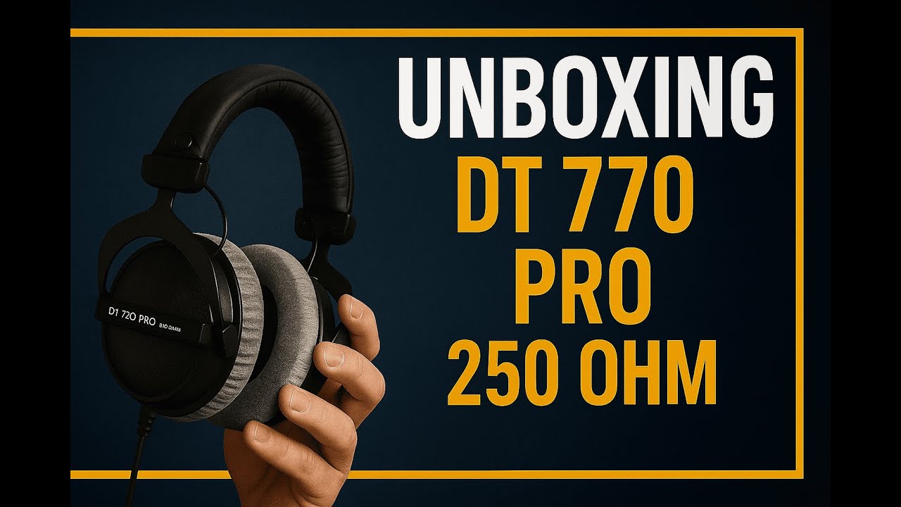 Unboxing 🎁 Beyerdynamic DT 770 Pro (250 Ohm) &ndash; Legend&aacute;rn&iacute; Studiov&aacute; Sluch&aacute;tka!