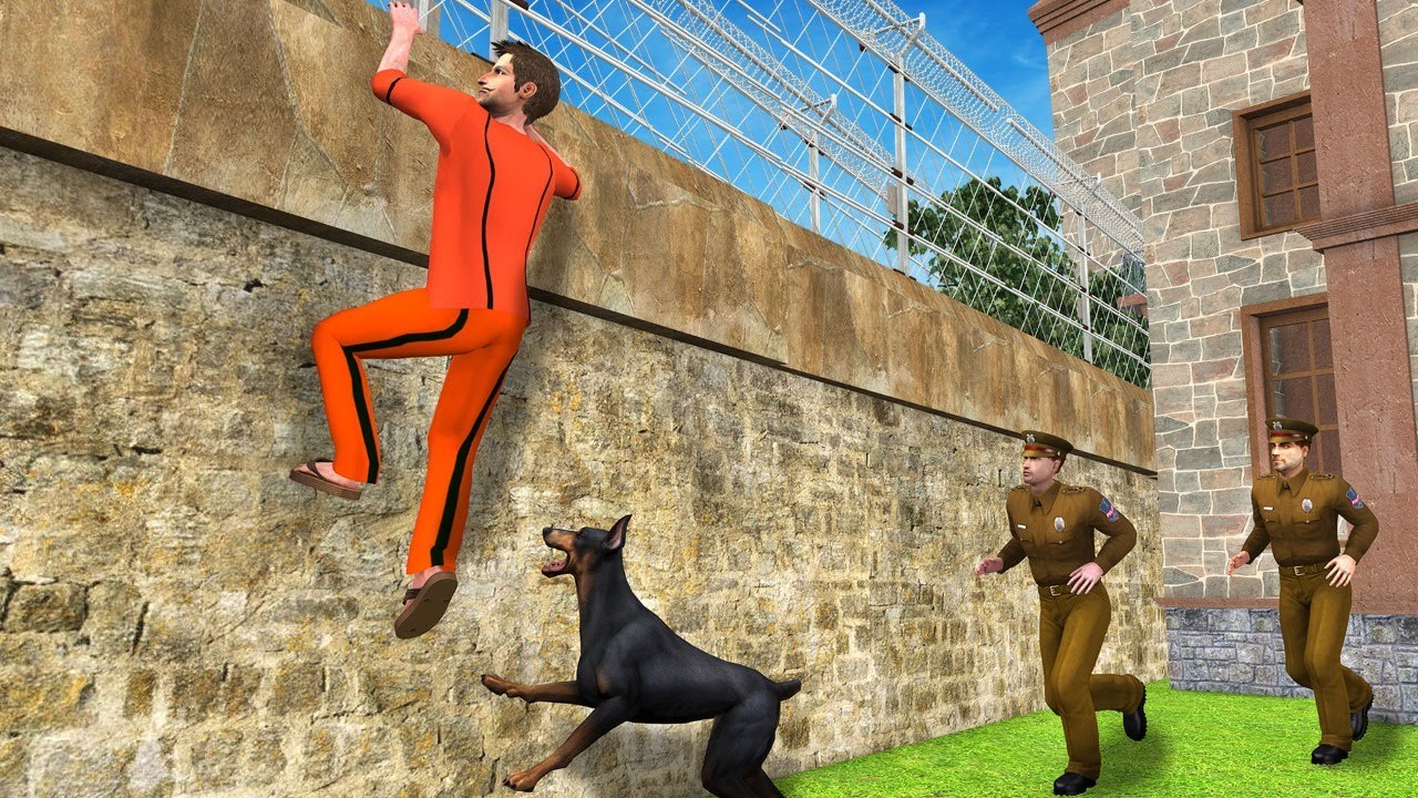 New Comedy Video जेल से चोर भागना Wall Climbing Thief Jail Escape