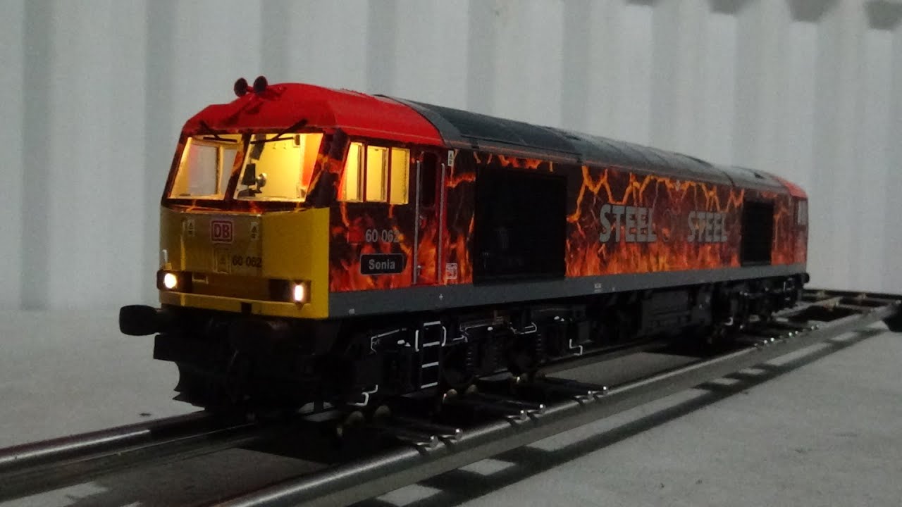Cavalex Models CM-60062-DBCS | Class 60 Diesel Locomotive | 60062 DB Cargo Steel On Steel | OO Gauge