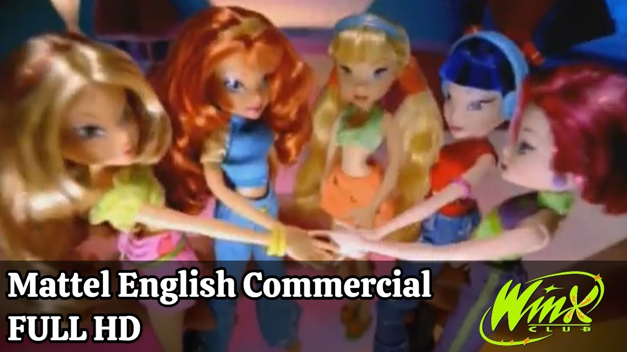 FULL HD Winx Club Mattel English Commercial