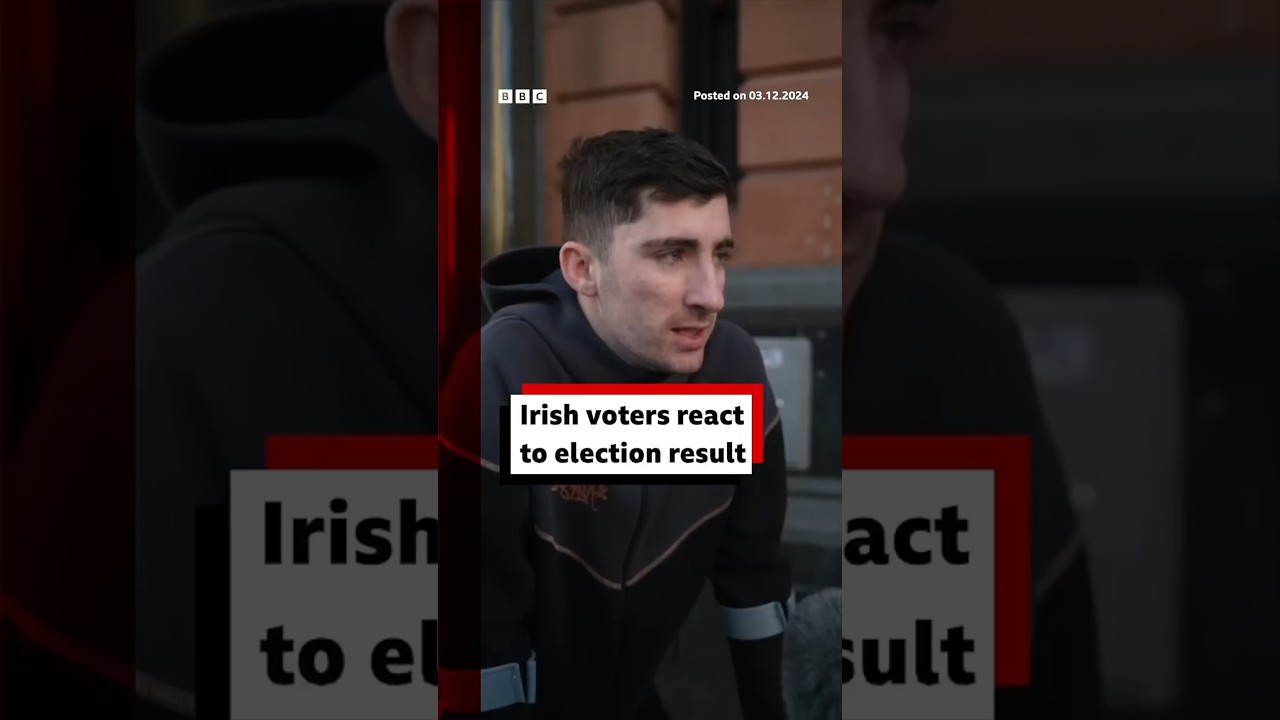 Irish voters react to election result. #Ireland #BBCNews